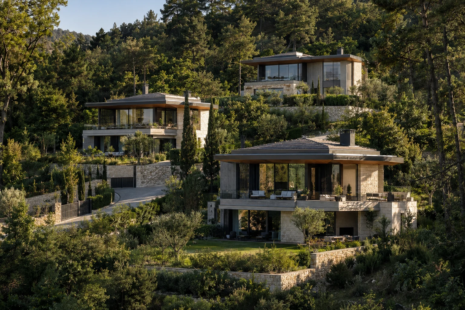 Koru Villaları projesi